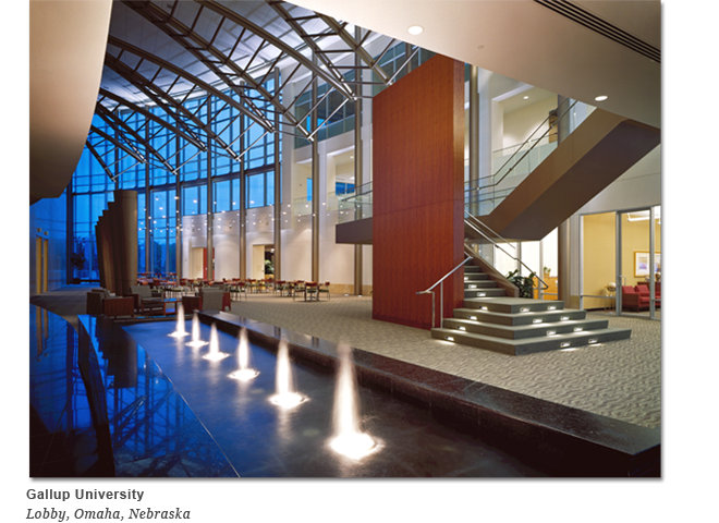 Gallup University Lobby, Omaha, Nebraska