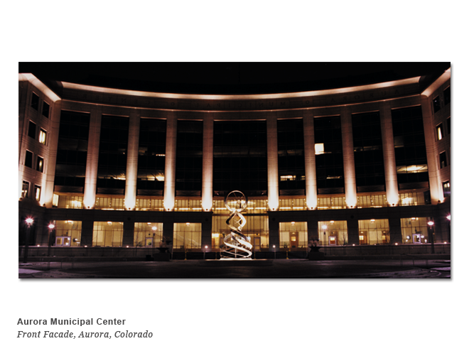 Aurora Municipal Center Front Facade, Denver, Colorado